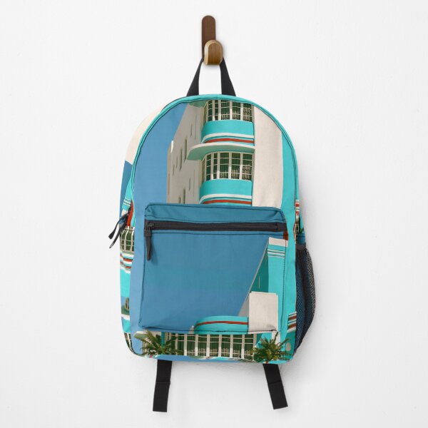 Item preview, Wall Art - Postcard - Vibrant Deco Architecture designed and sold by ForeverPrintsOK.