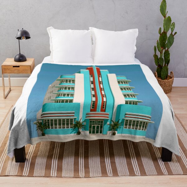 Item preview, Wall Art - Postcard - Vibrant Deco Architecture designed and sold by ForeverPrintsOK.