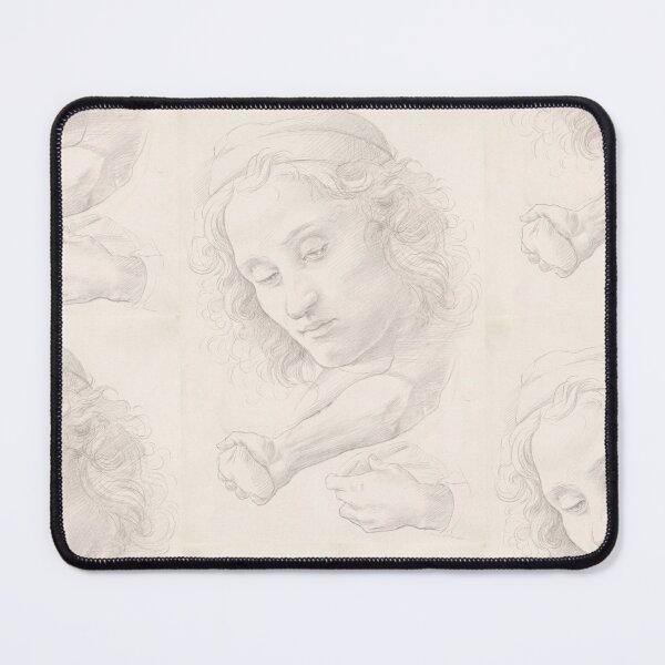 Item preview, Pencil Study of Youth with Curls designed and sold by artofuniverse.