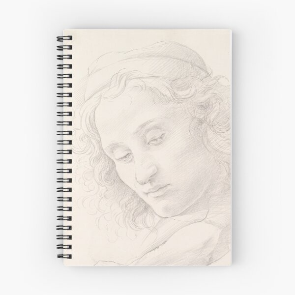 Item preview, Pencil Study of Youth with Curls designed and sold by artofuniverse.