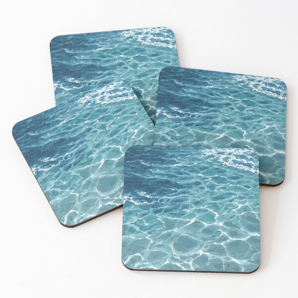 Item preview, Pixel art water texture designed and sold by ScienceRex.