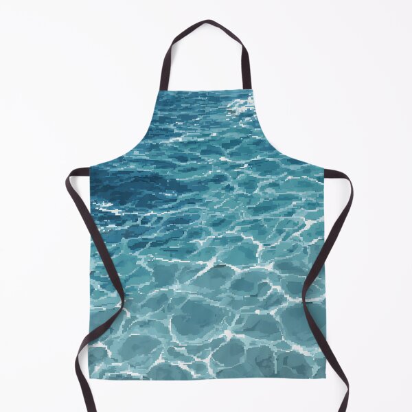 Item preview, Pixel art water texture designed and sold by ScienceRex.