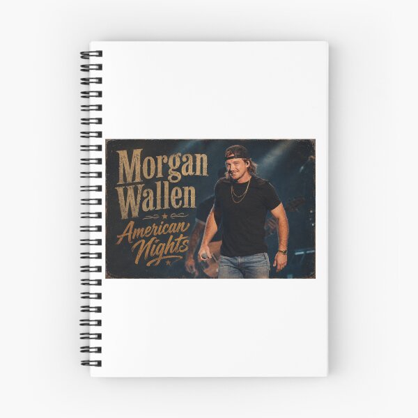 Item preview, Morgan Wallen American Nights - Country Music Design (by Daily Ghost Graphics) designed and sold by DailyGhost.
