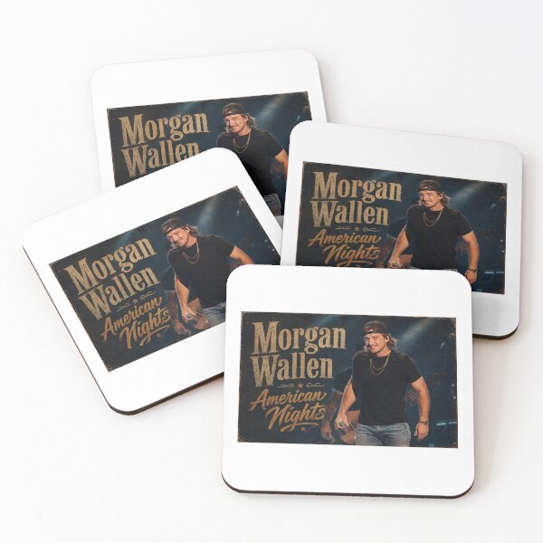 Item preview, Morgan Wallen American Nights - Country Music Design (by Daily Ghost Graphics) designed and sold by DailyGhost.