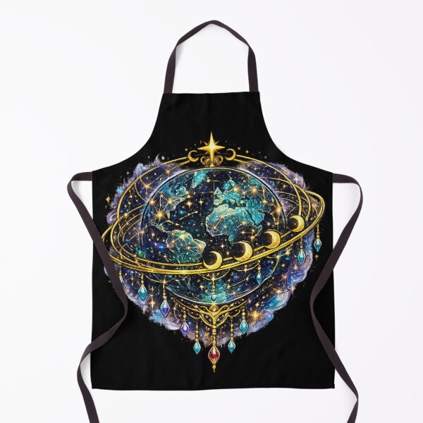 Item preview, Celestial Earth Globe Zodiac Astrology Fantasy Cosmic Planet Premium Sticker T-Shirt designed and sold by irfanshikh.