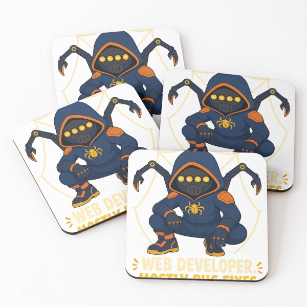 Item preview, Web Developer – Mostly Bug Fixes | Arachnid Tech Hero designed and sold by NiloStudio.