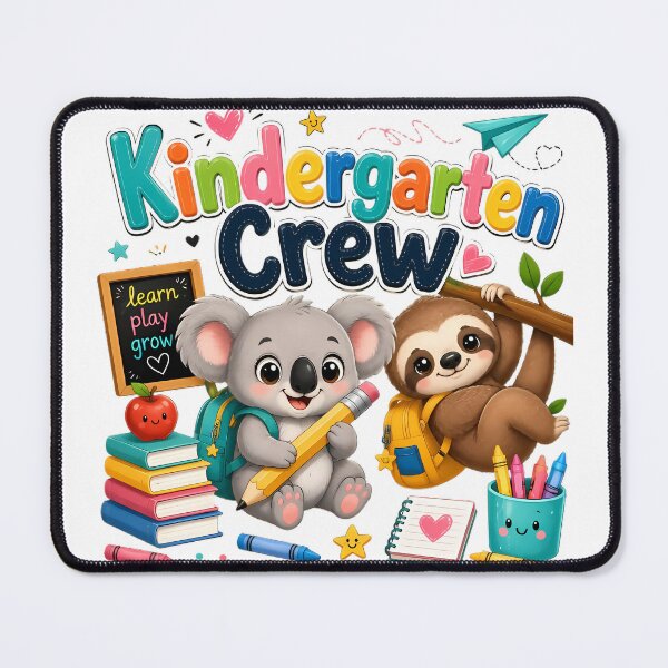 Item preview, Kindergarten Crew | Cute Kawaii Koala & Sloth Back-to-School Shirt for Kids 2026 designed and sold by HoMya.