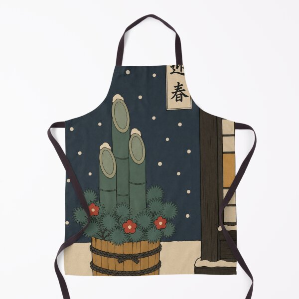 Item preview, Kadomatsu in Snow — Nengajo No. 2 | Ukiyo-e Woodblock designed and sold by Planthem.