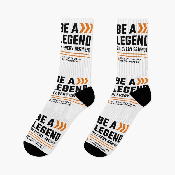 Item preview, Be A Legend On Every Segment Strava Gift - If It's Not On Strava It Never Happened designed and sold by BMLprint ⭐⭐⭐⭐⭐.