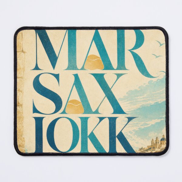 Item preview, Marsaxlokk – Typography Poster designed and sold by Klysztof.