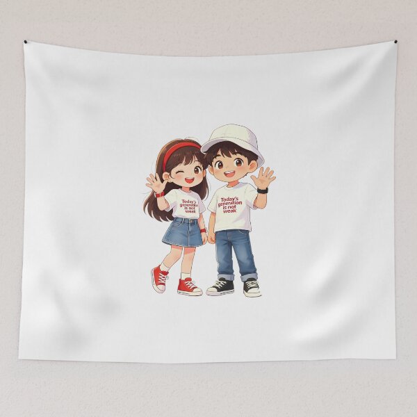 Item preview, Today's Generation Is Not Weak — Chibi Kids designed and sold by Bondingbonding.