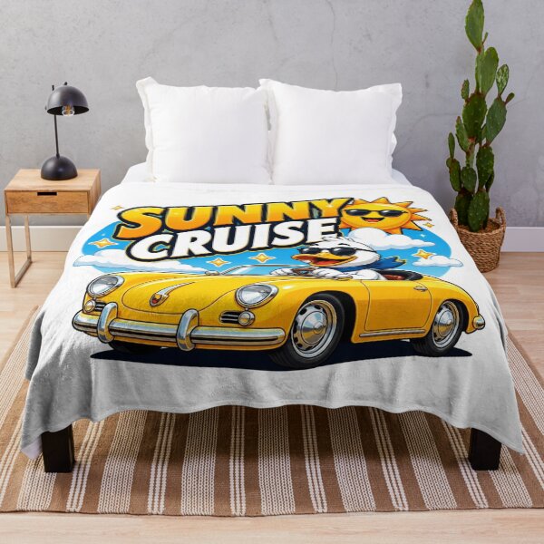 Item preview, Sunny Cruise Cute Car Graphic PNG | Kawaii Duck Sports Car Sticker | Summer Streetwear Design | Retro Automotive Vinyl Decal designed and sold by Stylestickers55.