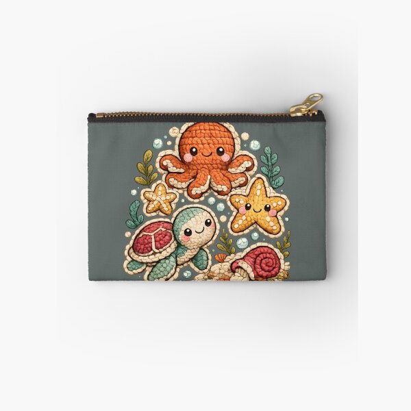 Item preview, Cute Crochet Sea Animals | Kawaii Octopus Turtle Starfish Ocean Friends designed and sold by KAM-KAM-STORE.