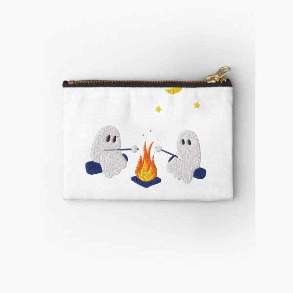 Item preview, Ghost Campfire Embroidery Halloween Cozy Camping Design designed and sold by wecrea.