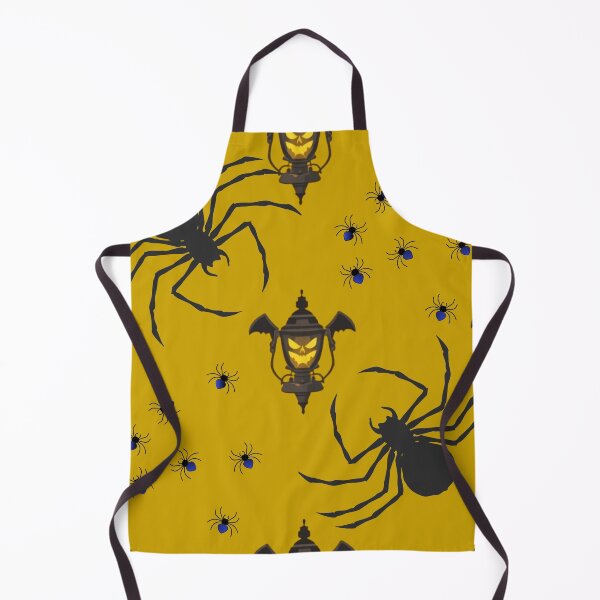 Item preview, Spooky Halloween Spiders and Haunted Lantern Seamless Pattern designed and sold by Wawa5656.