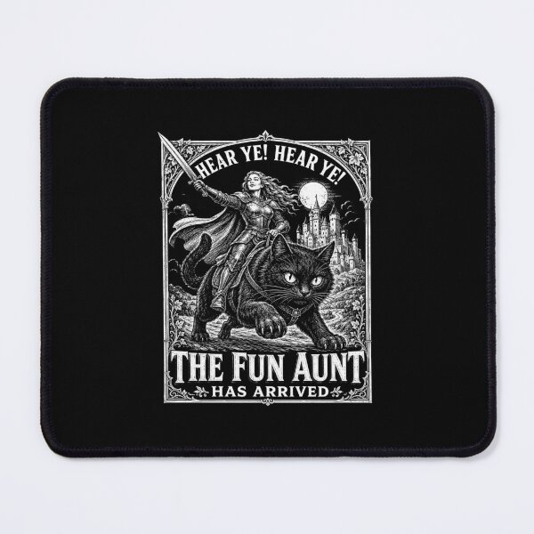Item preview, Hear Ye! Hear Ye! The Fun Aunt Has Arrived Black Cat Warrior designed and sold by Abirtom.