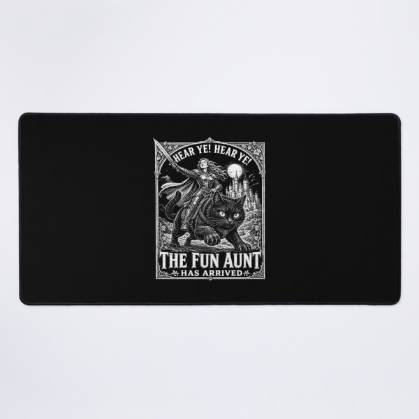 Item preview, Hear Ye! Hear Ye! The Fun Aunt Has Arrived Black Cat Warrior designed and sold by Abirtom.
