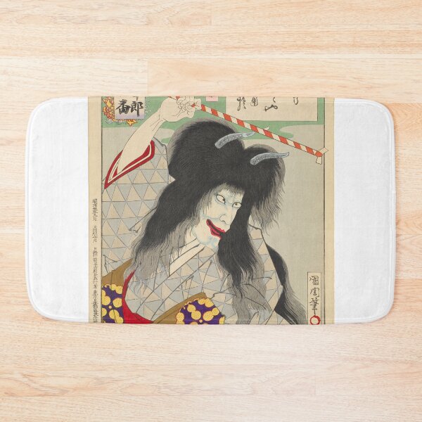 Item preview, Kabuki 18 Uwanari (Jealousy) by Toyohara Kunichika (1835-1900) Japanese woodblock print designed and sold by cdmprints.