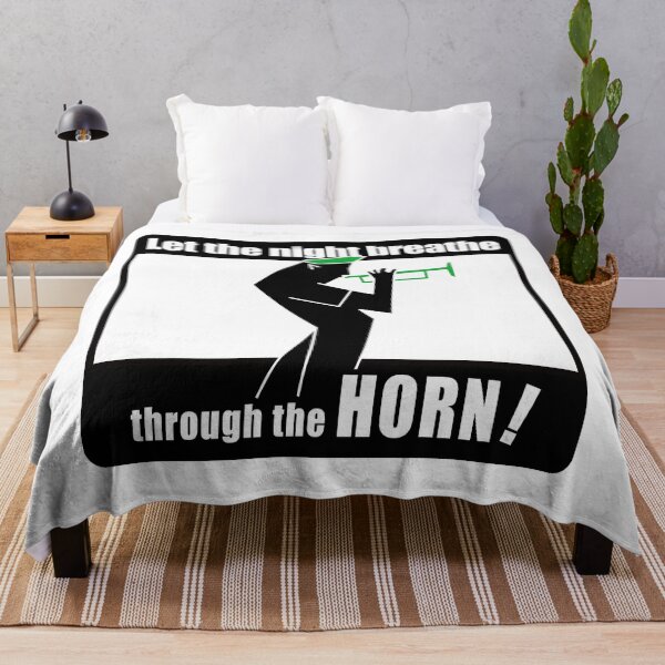 Item preview, Jazz Trumpet Player Silhouette — Cool Jazz Art designed and sold by R-T-Gracie.