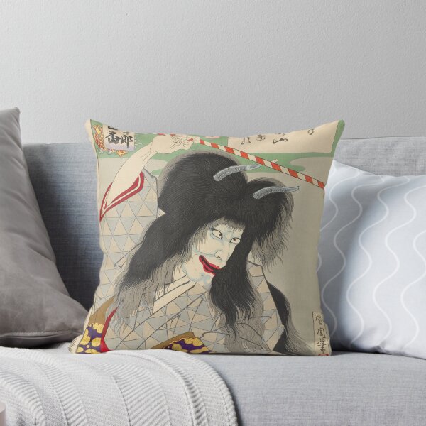 Item preview, Kabuki 18 Uwanari (Jealousy) by Toyohara Kunichika (1835-1900) Japanese woodblock print designed and sold by cdmprints.