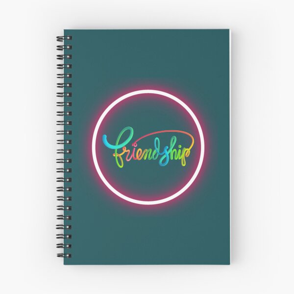 Item preview, Colorful Friendship Typography Circle Design designed and sold by CREATIVE HIVE.