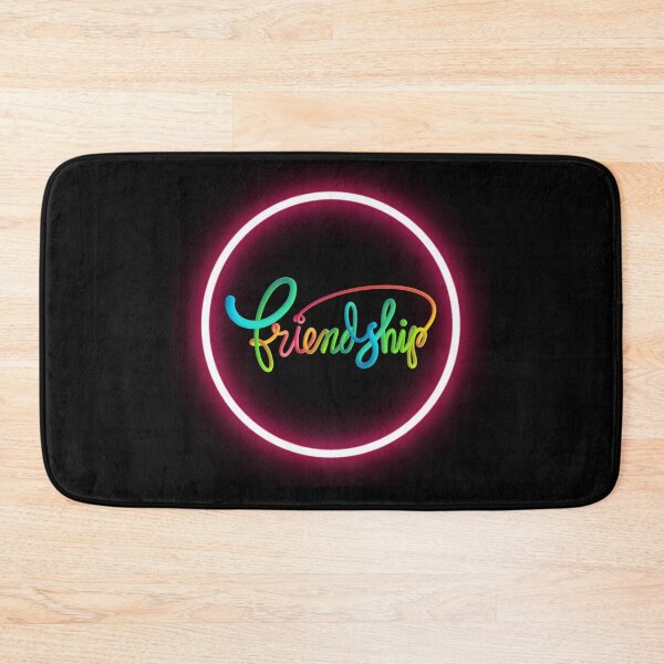 Item preview, Colorful Friendship Typography Circle Design designed and sold by CREATIVE HIVE.