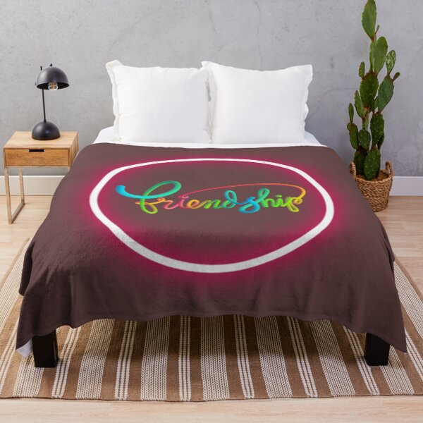 Item preview, Colorful Friendship Typography Circle Design designed and sold by CREATIVE HIVE.