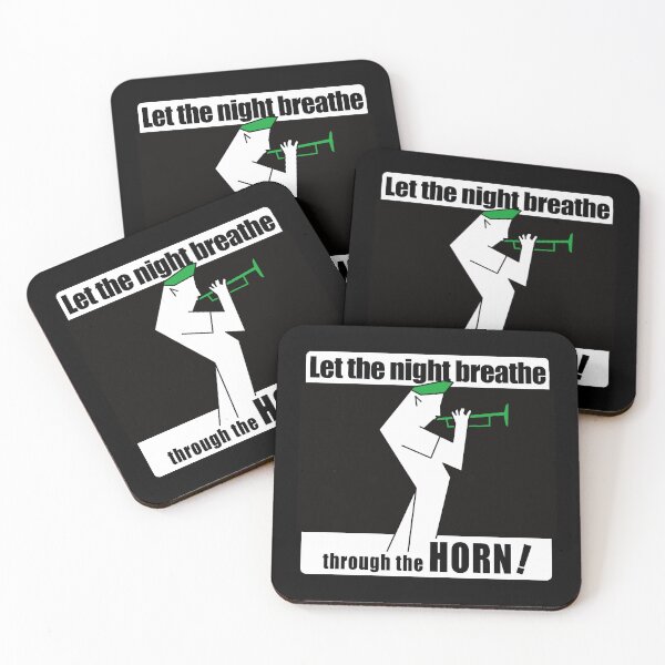 Item preview, Jazz Trumpet Player Silhouette — Cool Jazz Art(WHITE) designed and sold by R-T-Gracie.