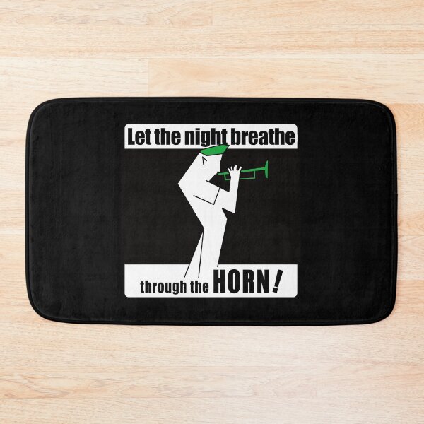 Item preview, Jazz Trumpet Player Silhouette — Cool Jazz Art(WHITE) designed and sold by R-T-Gracie.