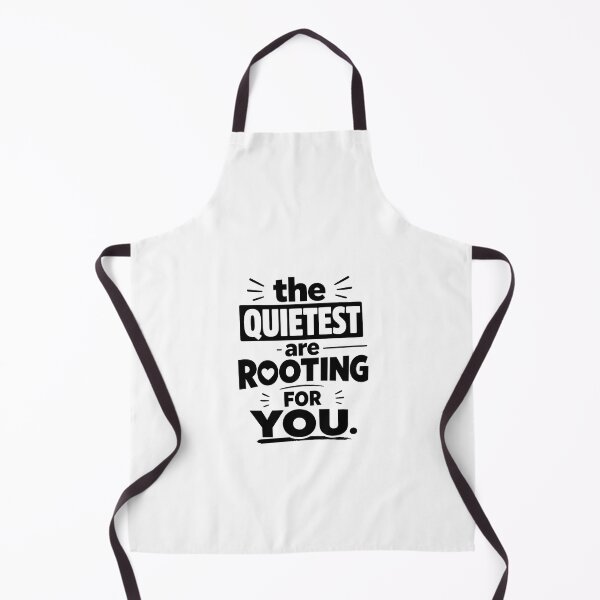 Item preview, The Quietest Are Rooting For You | Minimal Motivational Typography Design designed and sold by Lovestickerco.