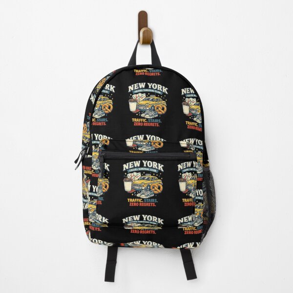 Item preview, New York Travel Survival Club – Funny Retro NYC Tourist Design designed and sold by Concrete Coffee Studio.