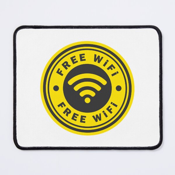 Item preview, Free WiFi Sign Sticker designed and sold by VectorForge Studio.