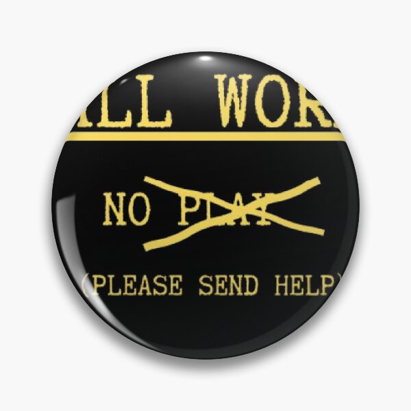 Item preview, All Work No Play Funny Office Back Print Shirt designed and sold by Mircea786.