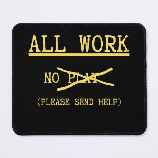 Item preview, All Work No Play Funny Office Back Print Shirt designed and sold by Mircea786.