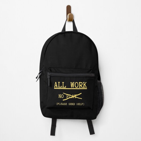 Item preview, All Work No Play Funny Office Back Print Shirt designed and sold by Mircea786.