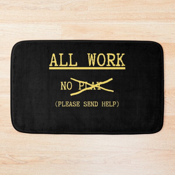 Item preview, All Work No Play Funny Office Back Print Shirt designed and sold by Mircea786.