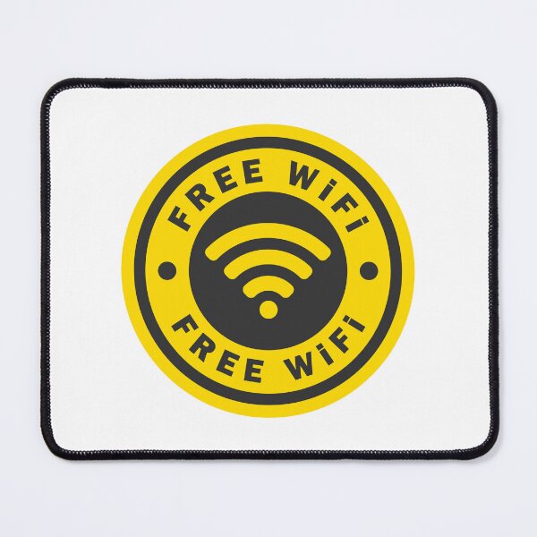 Item preview, Free WiFi Sign Sticker designed and sold by VectorForge Studio.