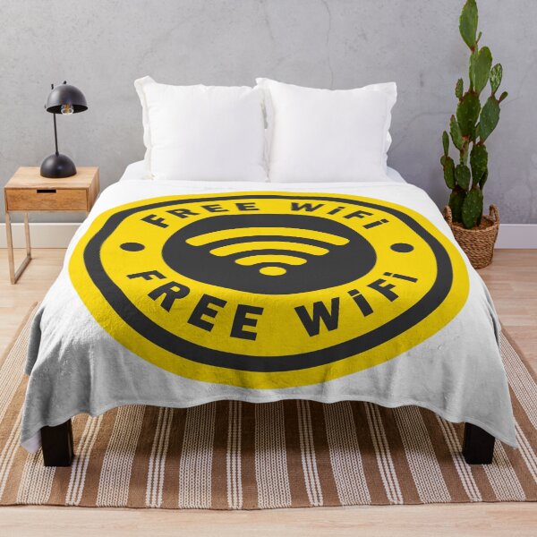 Item preview, Free WiFi Sign Sticker designed and sold by VectorForge Studio.