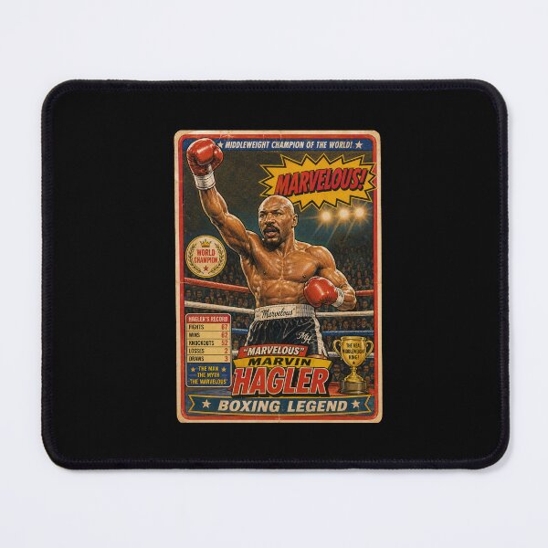 Item preview, Marvelous Marvin Hagler Trading Card designed and sold by halibutgoatramb.