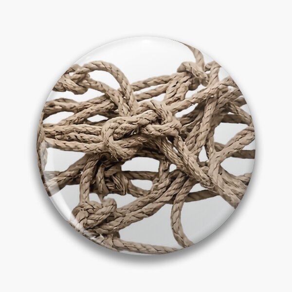 Item preview, Tangled Hemp Rope Knots Pattern designed and sold by Lovely Elen.