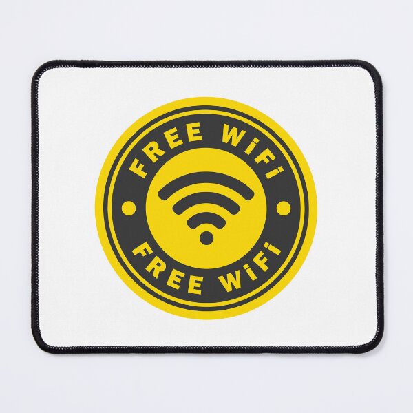 Item preview, Free WiFi Sign Sticker designed and sold by VectorForge Studio.
