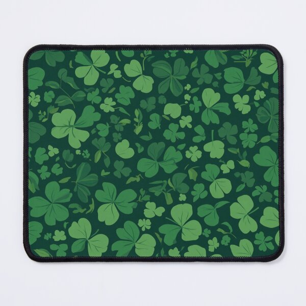 Item preview, Small Green Clover Leaves Seamless Pattern designed and sold by Wawa5656.