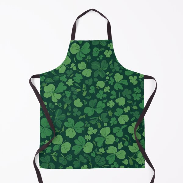 Item preview, Small Green Clover Leaves Seamless Pattern designed and sold by Wawa5656.
