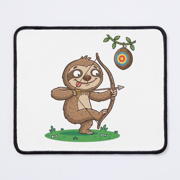Item preview, Cute sloth archery, funny sports design, Sports Gift designed and sold by BobaTeeStore.