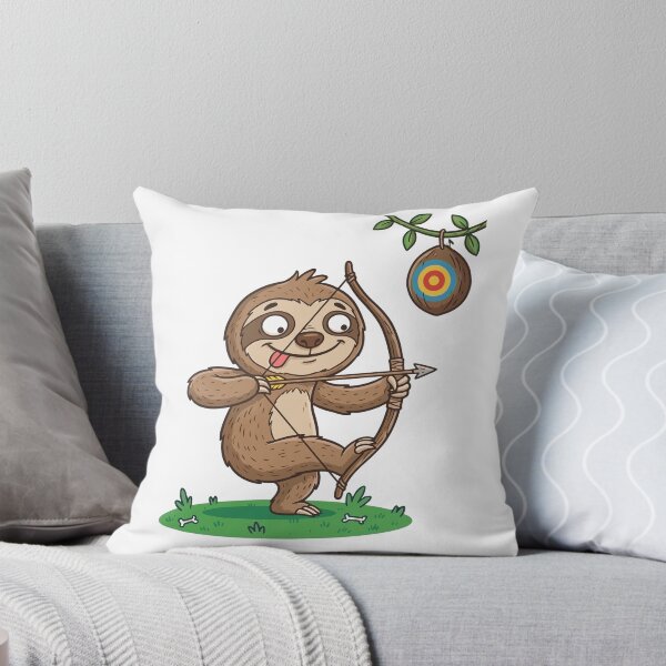 Item preview, Cute sloth archery, funny sports design, Sports Gift designed and sold by BobaTeeStore.
