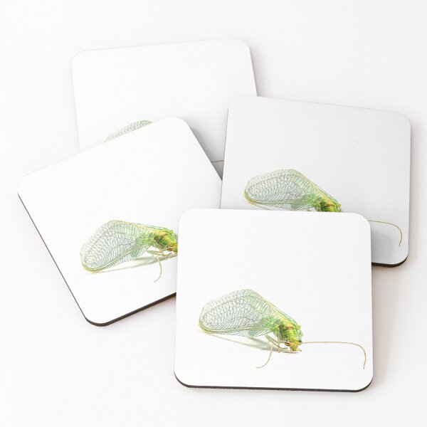 Item preview, Green Lacewing Insect Macro Isolation designed and sold by MariaAbaza.