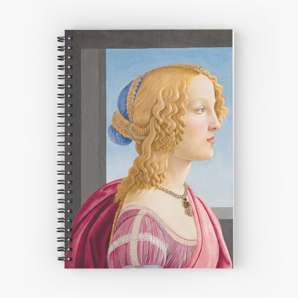 Item preview, Renaissance Lady in Profile with Pearls designed and sold by artofuniverse.
