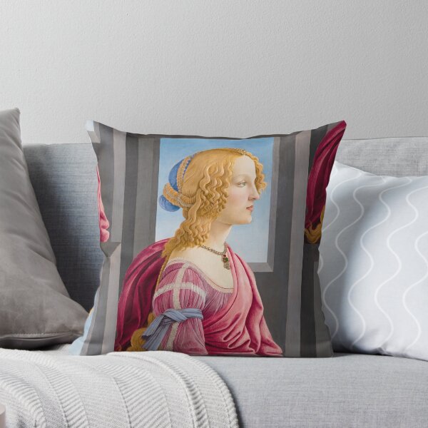 Item preview, Renaissance Lady in Profile with Pearls designed and sold by artofuniverse.