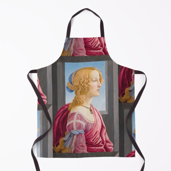 Item preview, Renaissance Lady in Profile with Pearls designed and sold by artofuniverse.