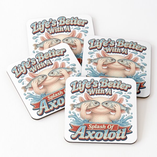 Artikelvorschau, Niedliche Axolotl im Kawaii-Stil entworfen und verkauft von vectcd.